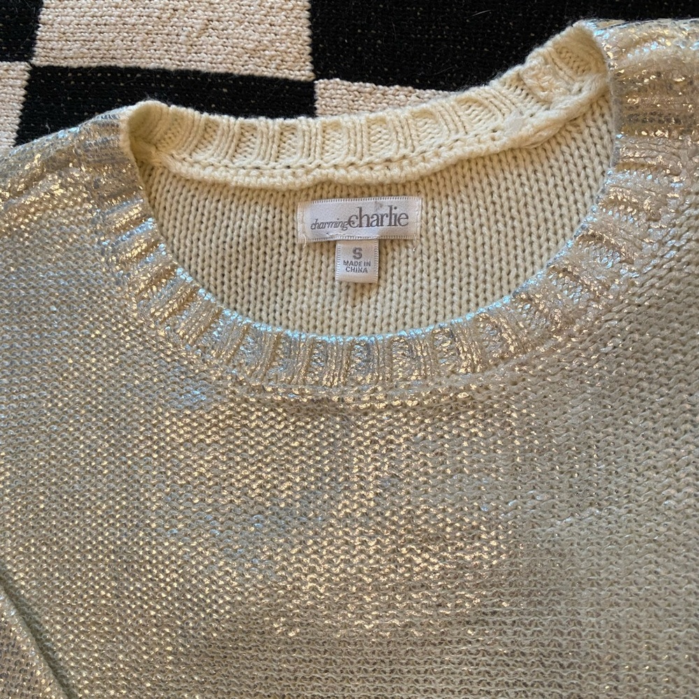 Metallic Sweater